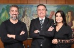 Esquerda xinga Marcos Mion e filho autista por foto ao lado de Bolsonaro